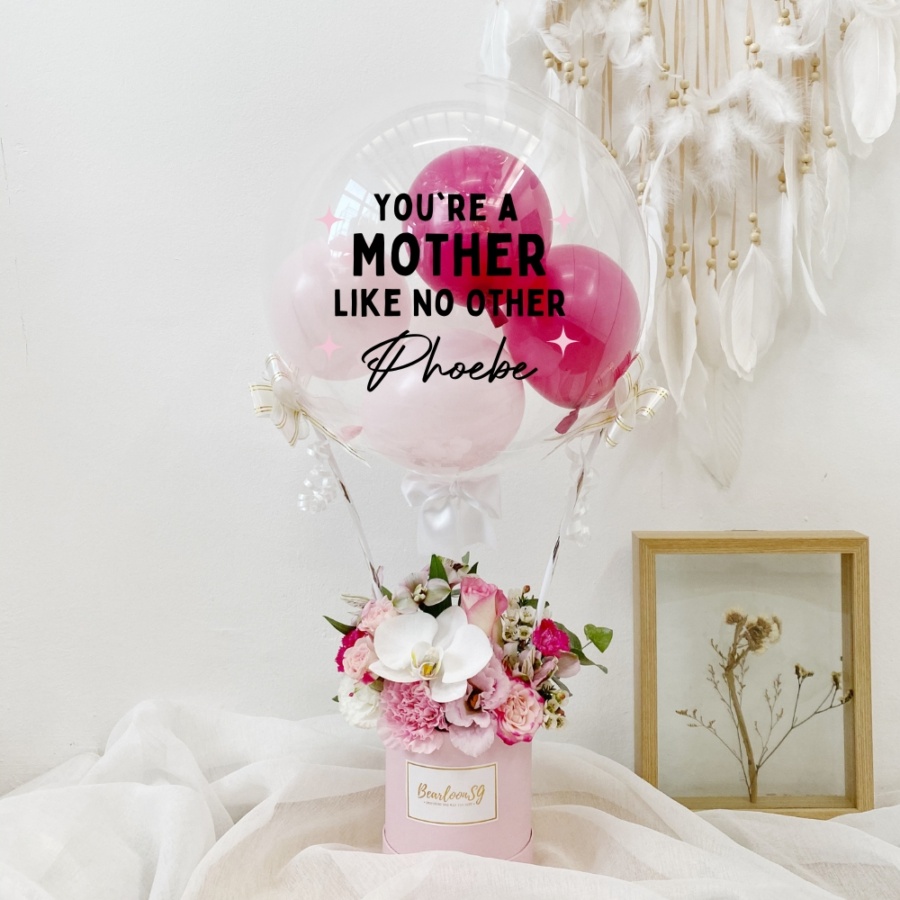 [Festive] Pretty In Pink Hot Air Balloon - Different Sizes Available