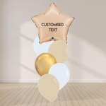 You're The Star Balloon Bouquet - Cream