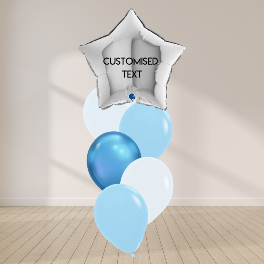 You're The Star Balloon Bouquet - Blue