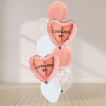 Sweet Heart Balloon Bouquet - Rose Gold (II)