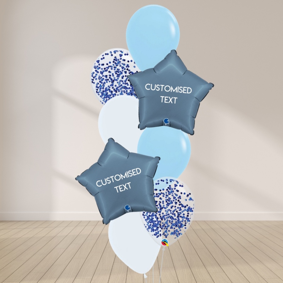 Star Struck Balloon Bouquet - Blue (II)