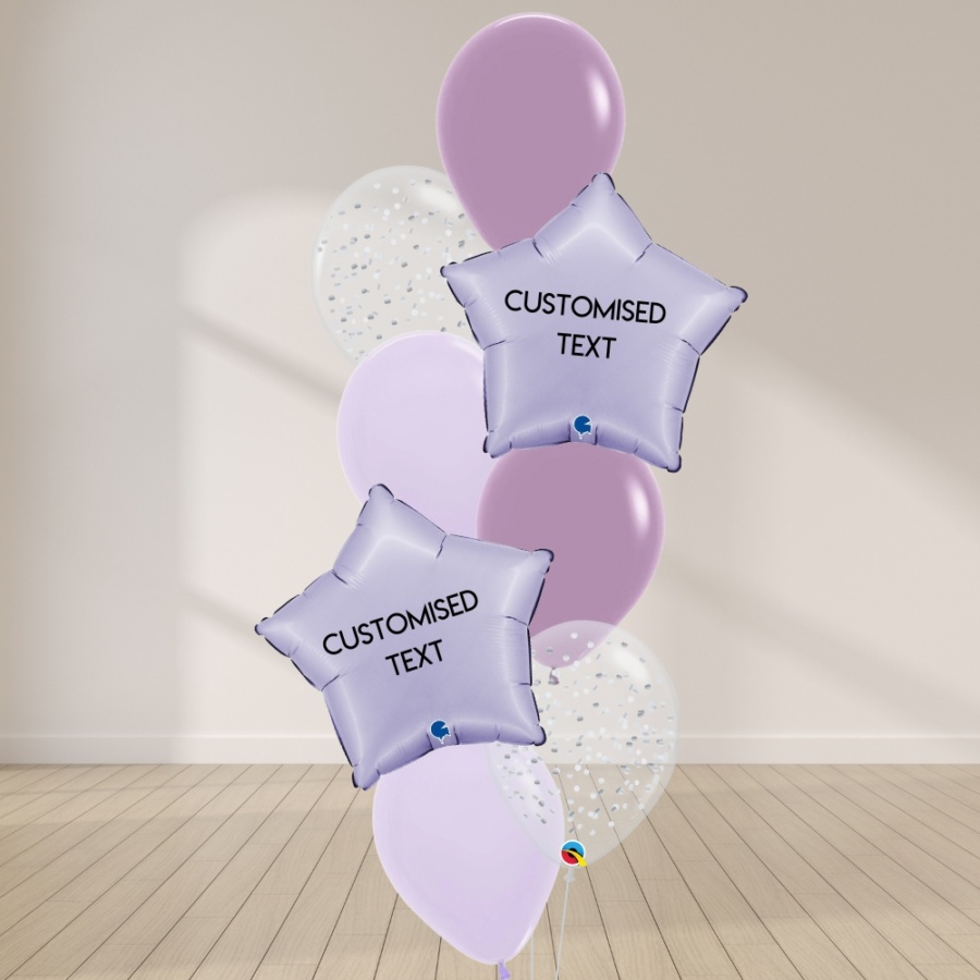 Star Struck Balloon Bouquet - Purple