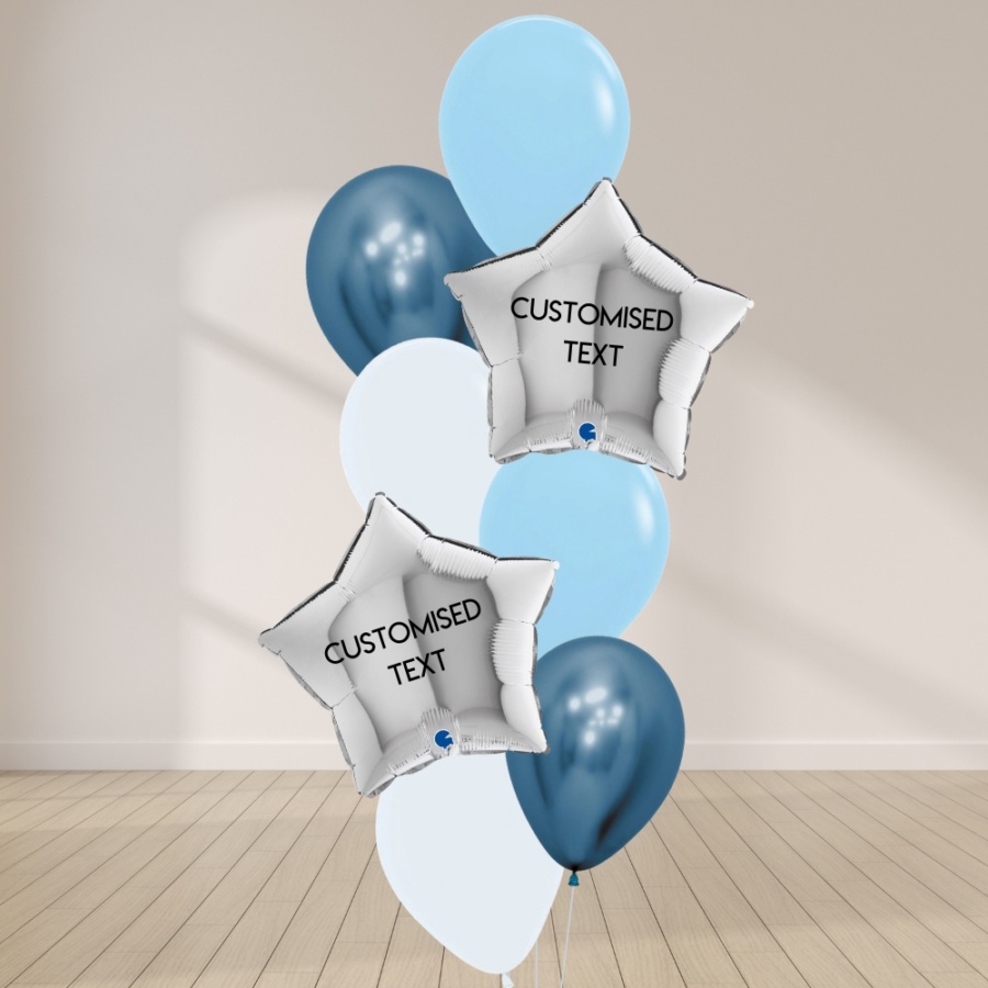 Star Struck Balloon Bouquet - Blue (I)