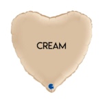 Cream Heart Foil