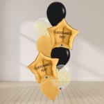 Star Struck Balloon Bouquet - Gold