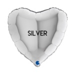 Silver Heart Foil