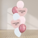 Sweet Heart Balloon Bouquet - Pink (I)