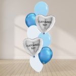 Sweet Heart Balloon Bouquet - Blue