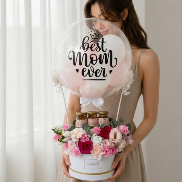 [Festive] Peach Bloom Essence Hot Air Balloon