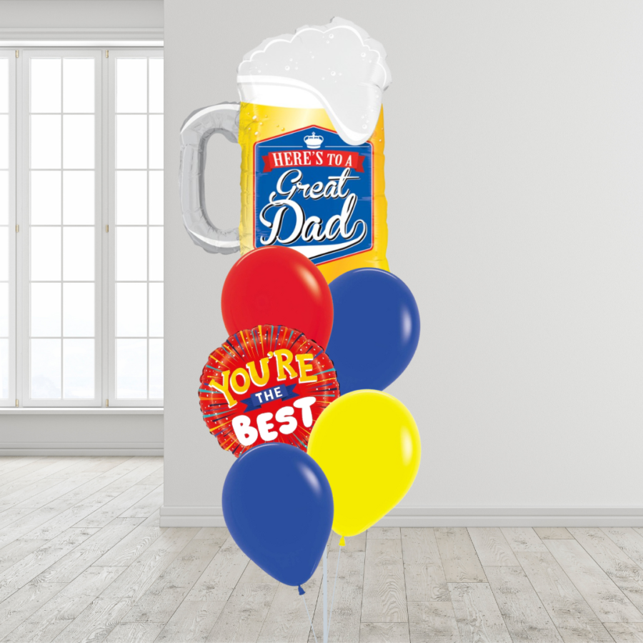 [Father Day] Great Dad Beer Mug Bouquet