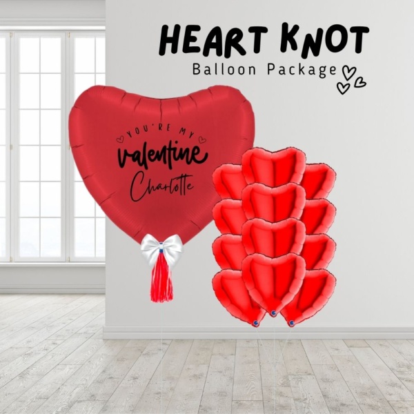 Heart Knot Balloon Package