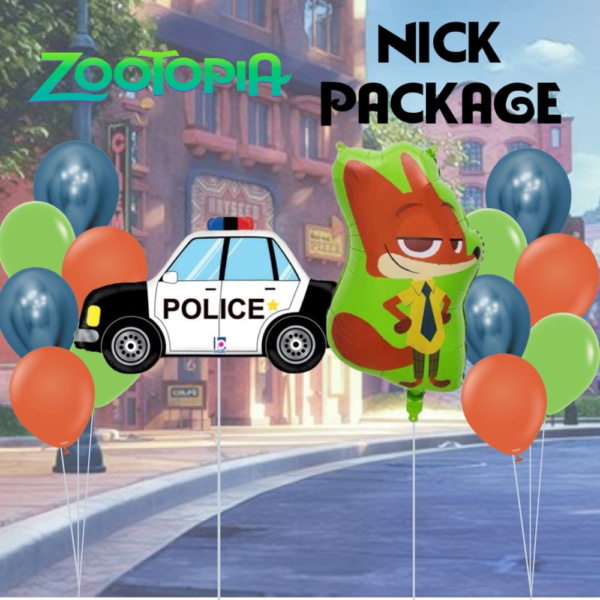 [Zootopia] Nick Balloon Package