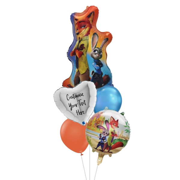 [Zootopia] Nick and Judy Balloon Bouquet
