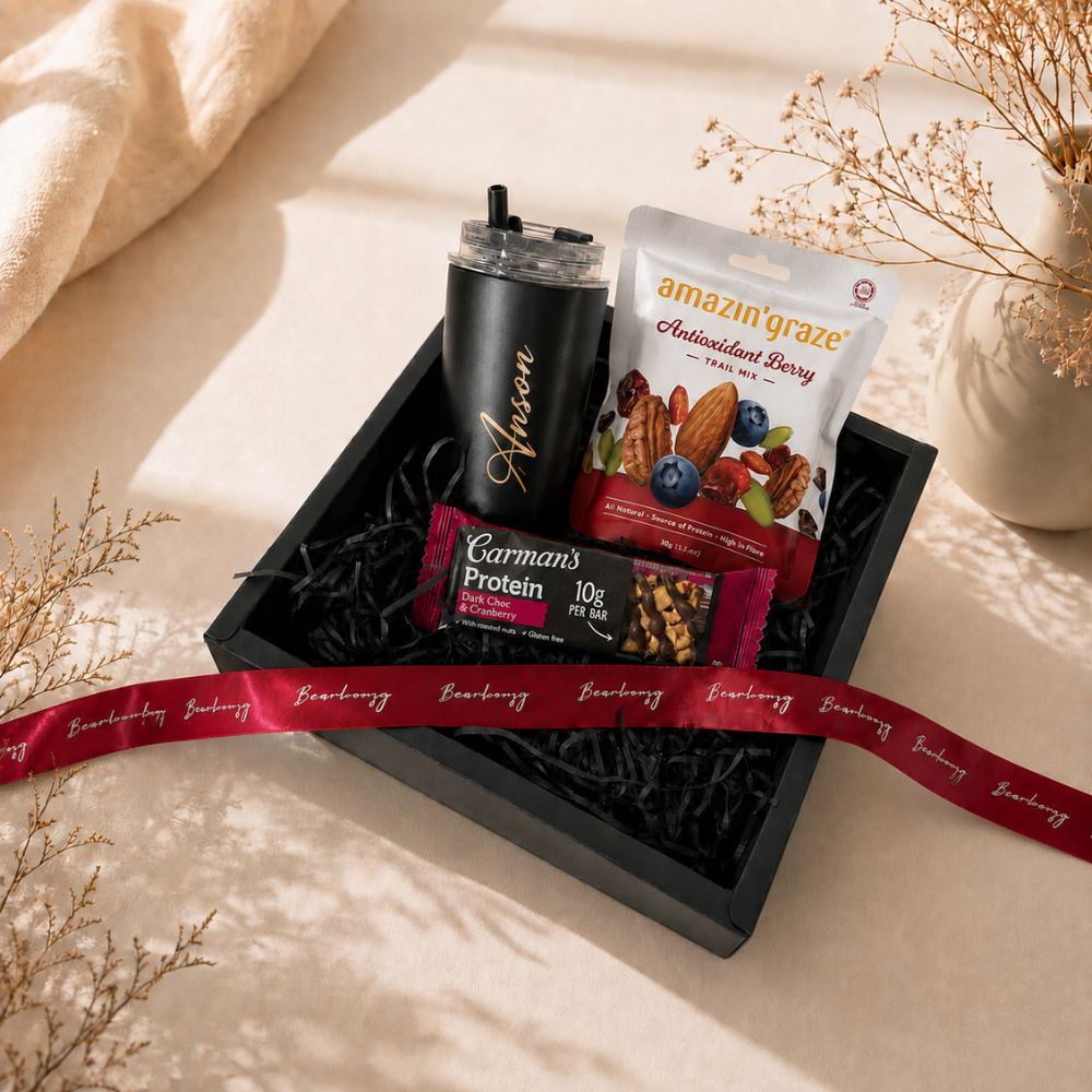 Gift Box - Black Sip & Snack