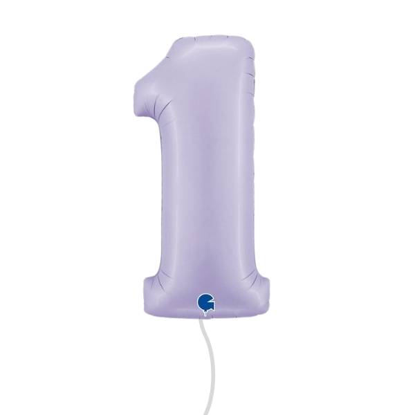 Pastel Purple Number Balloon [0-9]
