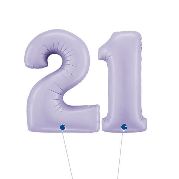 Pastel Purple Number Balloon [0-9]