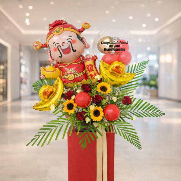 Radiant Prosperity Congratulation Stand