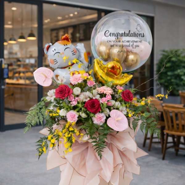 Splendid Victory Flower Stand