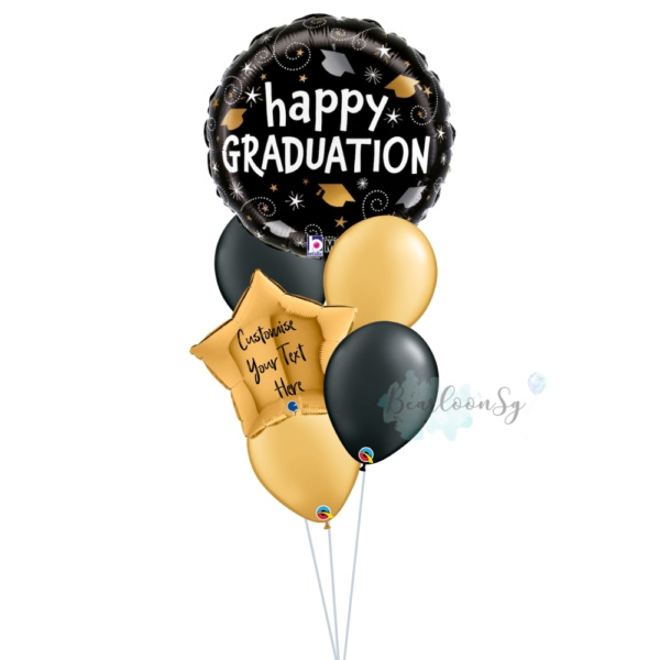 Graduation Swirls Balloon Bouquet