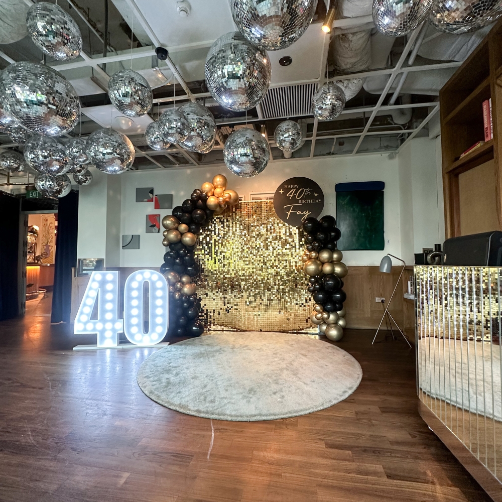 Gold shimmer gold party backdrop