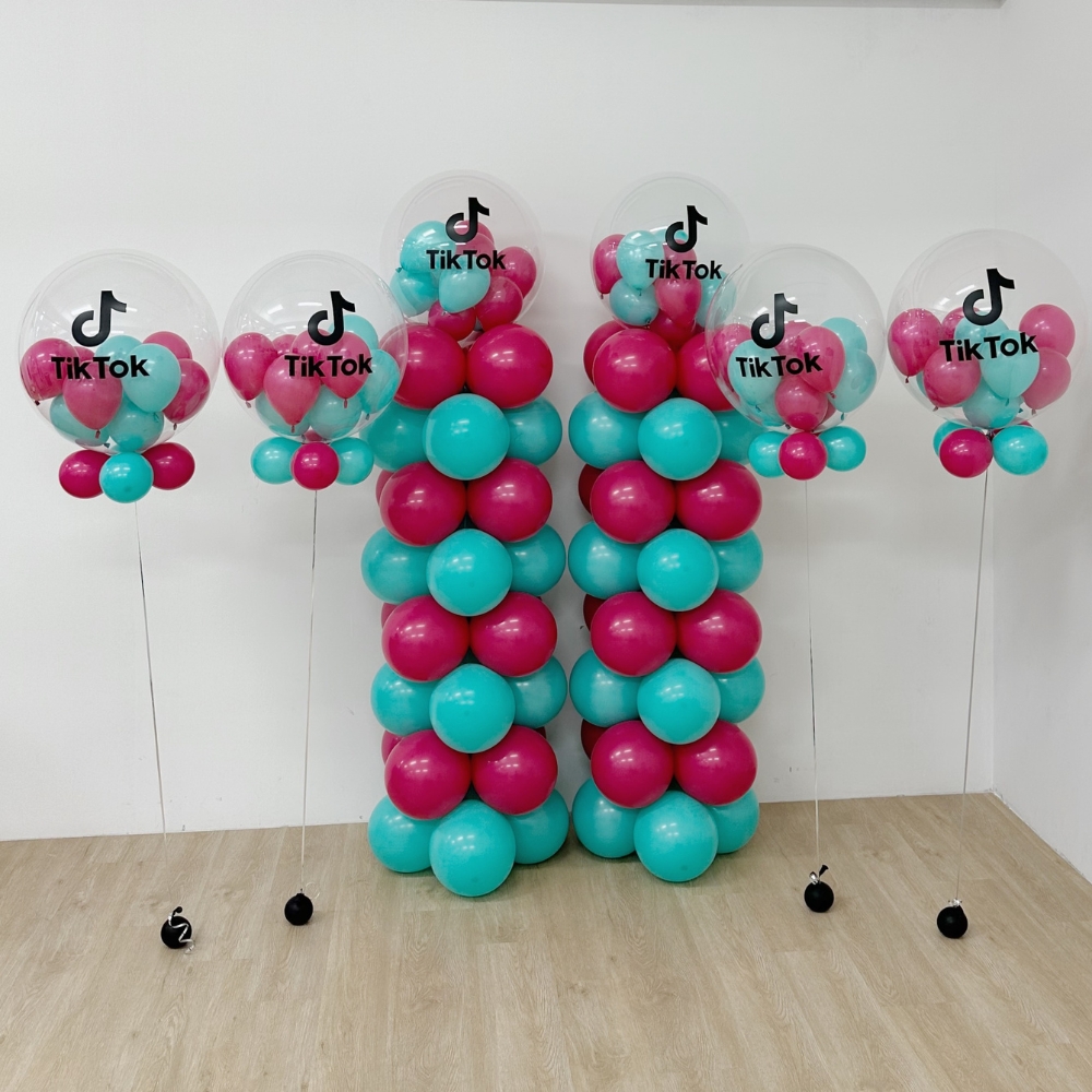 Tiktok balloon decoration