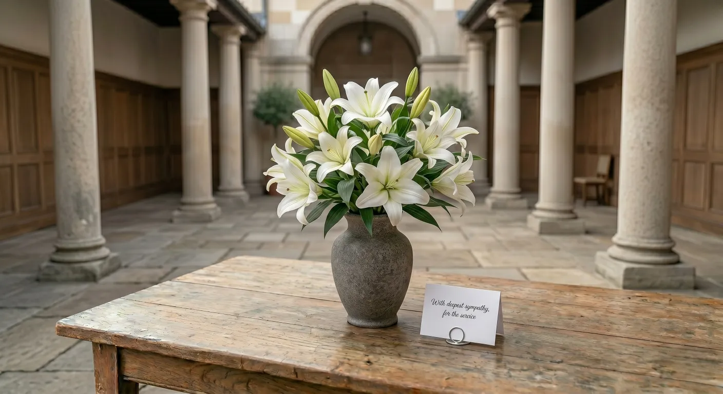 What to Write on Condolence Flowers and What to Send