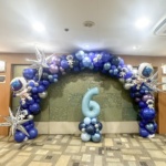space theme balloon arch decorations