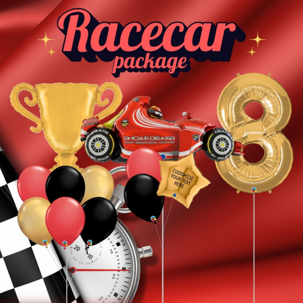 Race Car Balloon Package