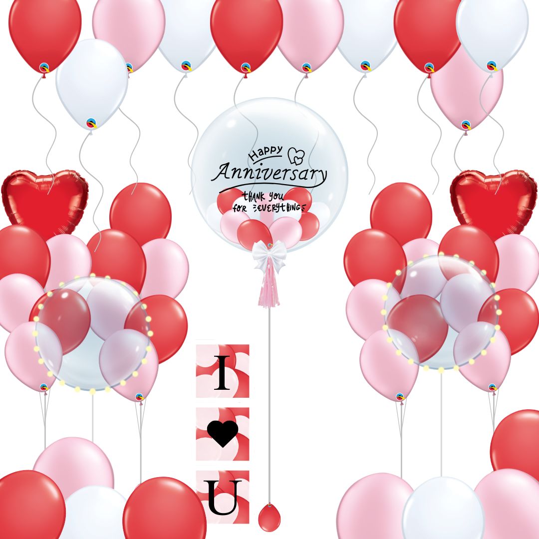 Scarlet Love Balloon Package - Image 2
