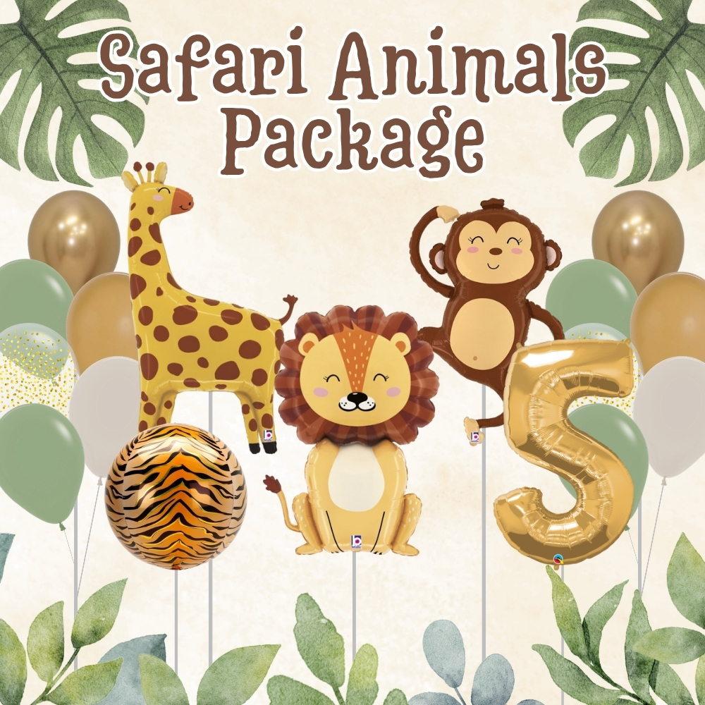 Safari Animals Balloon Package